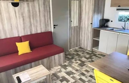 Kerroch Casa | Flower Camping La Pointe du Talud **** - Confort Nirvana mobile home 32m² - 2 bedrooms - 2 bathrooms + semi-covered terrace 15m² 4 people