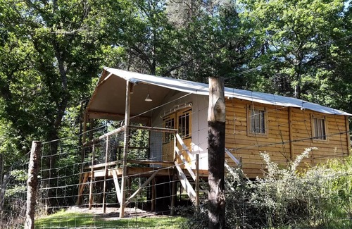 Saint-Paulien Casa | Camping La Rochelambert **** - Cabaña Lodge 3 habitaciones para 4 personas