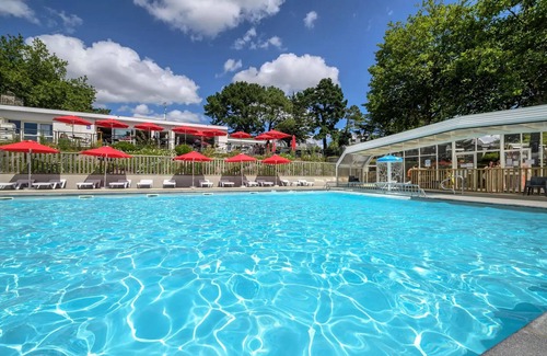 Vannes Casa | Flower Camping Le Conleau **** - Mobil-home Bois COMFORT 29m2 (2 bedrooms) + Terrace + TV + Pedestrian area + Nespresso 6 people