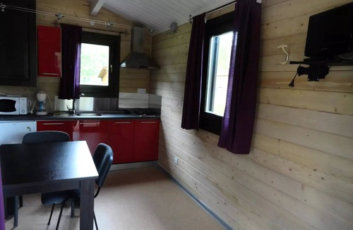 Ranspach Chalet De Esquí | Flower Camping Les Bouleaux **** - Chalet CONFORT 20 m2 (1 bedroom) + terrace 2 people