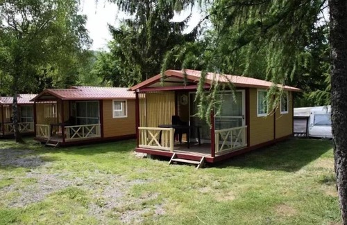 Ranspach Chalet De Esquí | Flower Camping Les Bouleaux **** - Chalet TRADITIONNEL 24 m2 (2 bedrooms) + terrace 4 people