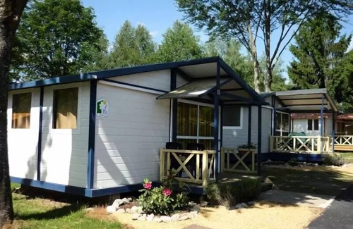 Ranspach Chalet De Esquí | Flower Camping Les Bouleaux **** - Chalet TRADITIONNEL 24 m2 (2 bedrooms) + terrace 4 people