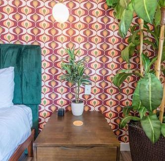 Trenton Casa | Flower Power Room At The Groovy Nomad Motel