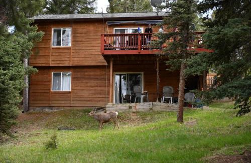 Florissant Casa | Forest Cabin with Deer, Wrap Deck, Close to Fossil Beds, Colorado Wolf and Wildlife Center