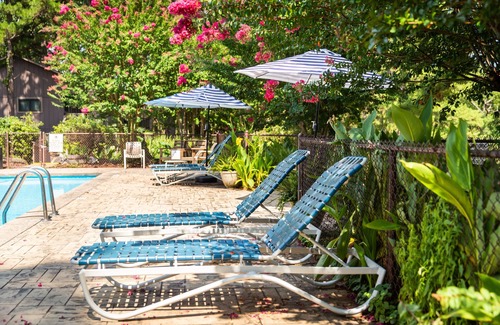 Mount Ida Condominio | Forest view, log-sided two bedroom, two bath condo on Lake Ouachita. 2 Condo by RedAwning