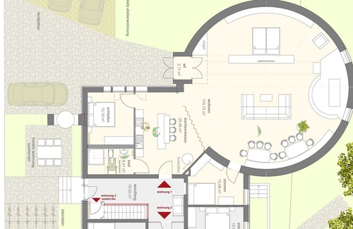 Kelheim Condominio | formerly. Church + basement flat for up to 16 people, garden