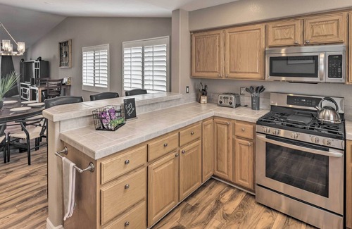 Fort Mohave Casa | Fort Mohave Home w/ Grill & Golf Course Views!