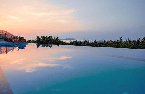 Gouves Villa | Four Seasons private villa - seaview - big heated pool - gym - sport activities