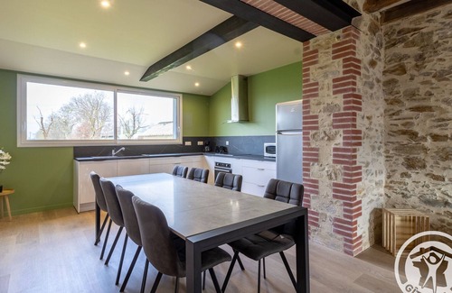 Beaupreau-en-Mauges Cabaña | Casa rural en el campo: Cerca de Nantes, terraza, pesca, ideal para familias