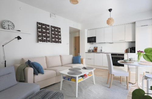 Pasila Apartamento | Fredika, modern 1br,Tripla Pasila prime location, gym, parking, train station near