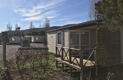 Vic-la-Gardiole Casa | alquiler de casas móviles durante todo camping 4 **** equipado para hasta 6 personas.