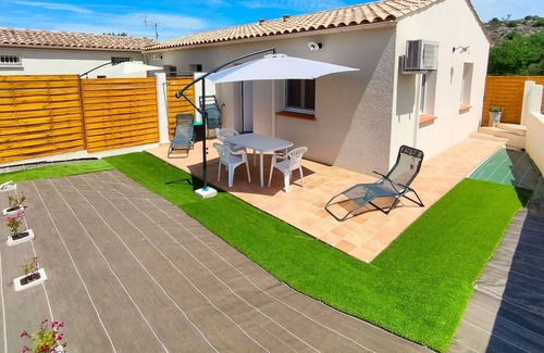 Leuc Casa | Gîte François 33 m² Pour 3 Pers. à 15 mn de la Cité de Carcassonne