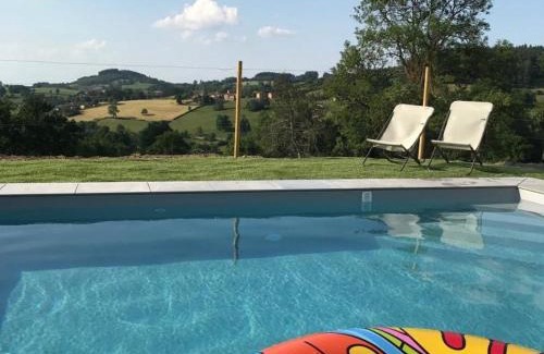 Belmont-de-la-Loire Casa | Gîte harmonieux avec cheminée et animaux bienvenus - FR-1-496-32