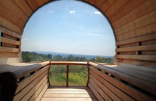 Saumane-de-Vaucluse Casa | Gîte Lavande vue Luberon 33 hectares piscine Spa Sauna au cœur de Provence