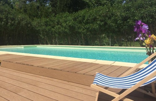 Salles-d'Aude Apartamento | Apartamento-Villa-Baño en la habitacion-Vista al Jardín-Gîte Le Ramonétage