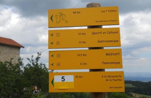 Saint-Bonnet-le-Courreau Casa | Gîte rénové avec cheminée et jardin à 15 km des pistes de ski - FR-1-496-9