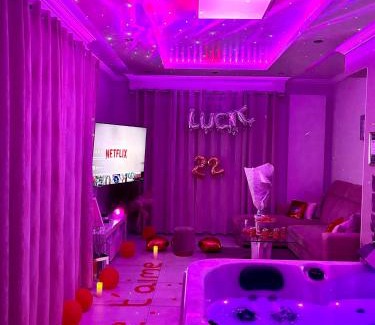 Champigneulles Apartamento | GALAXY SPA - Suite Venus Jacuzzi et Sauna Privatif