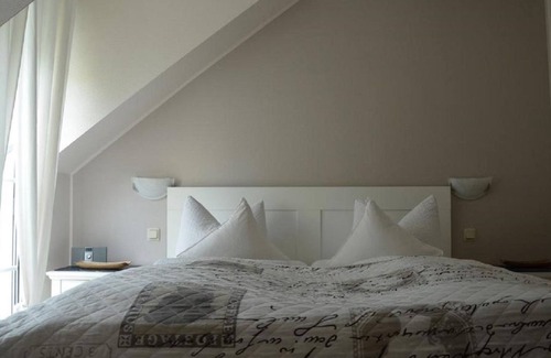 Mehring Cama Y Desayuno | Gästehaus Alt Mehring - Habitación doble con ducha y aseo.