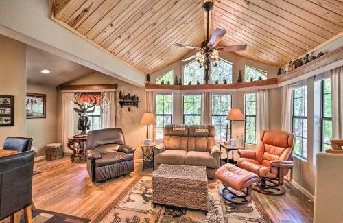 Show Low Casa | Gateway to Sunrise Resort! Show Low Cabin with Deck