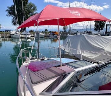 Romanshorn Alquiler De Eote | Gemütliches Motorboot im Yachthafen von Romanshorn