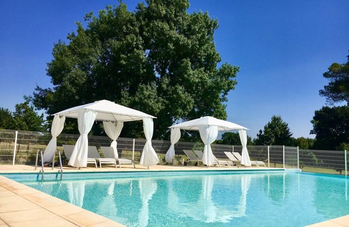 Le Cres Casa | Albergue Les Lavandes 4 personas piscina en la finca vinícola de Montpellier