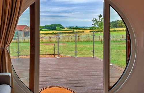 Low Catton Chalet De Esquí | Glamping en Yorkshire cerca de la costa