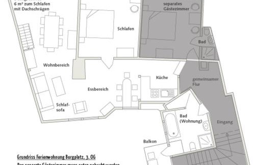 Weimar Apartamento | "goethezimmer" Ferienwohnung und Zimmer am Burgplatz