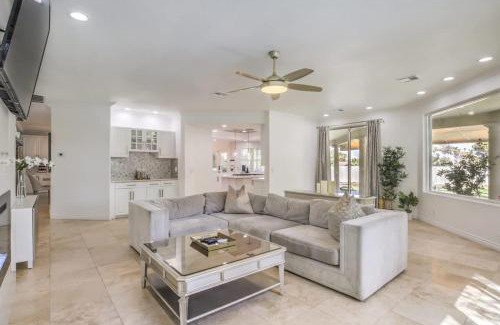 Green Valley North Casa | Golf Course Villa w Pool Spa Near the Strip