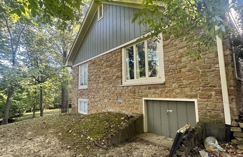 West Newton Casa | Gorgeous 4-bedroom home on 2-acre wooded lot w/creek, 8 miles south of downtown