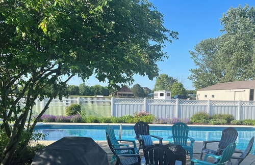 The Village of West Clay Casa | Gorgeous large home with scenic views and a private pool in the heart of Carmel