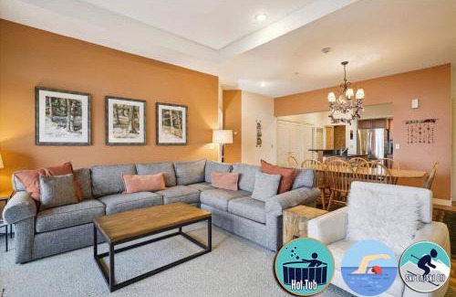 Central Vermont- Killington Casa | Gorgeous views, tastefully decorated Ski on ski off 3 bedroom condo, with sports center access Lodges 303