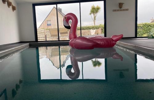 Plouneour-Brignogan-Plages Villa | GOUELTOC- villa luxe piscine interieure spa 100 m de la plage 10 pers