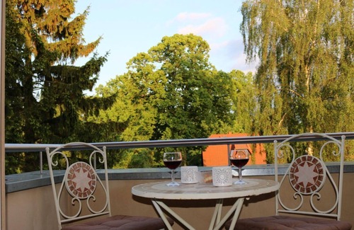Stolpe Apartamento | Gräfinnensuite WF-43 - Comfortable Gräfinnensuite west wing with balcony in