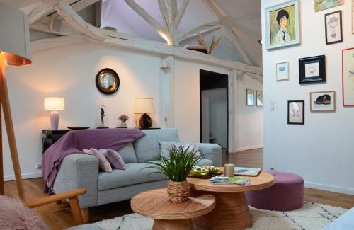 Downtown Angers Apartamento | Grand loft 110m Cœur historique Angers et parking privé Rare