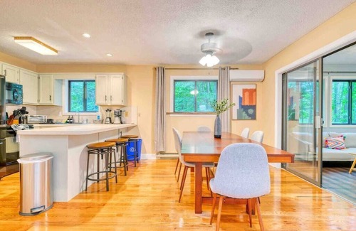 Gouldsboro Casa | Grand Woodland Retreat | Hot Tub | Game Room