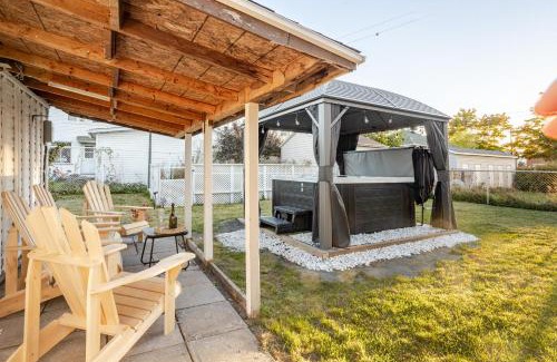 Saint-Edmond Apartamento | Grande maison moderne 4 chambres - Spa Jaccuzi, Jardin & Parking gratuit - Idéale Familles et groupes