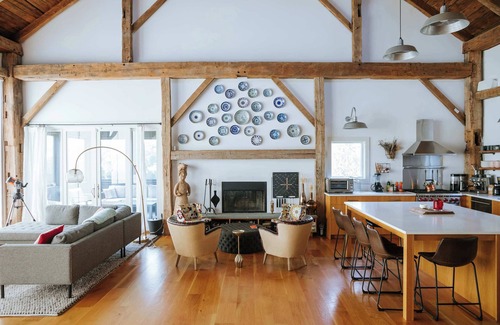 Copake Lake Casa | Graybarn-Copake Lake: Pool | Hot Tub | Luxe Barn