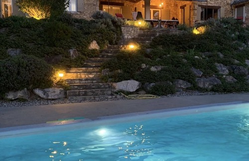 Saint-Andre-d'Olerargues Casa | Great house with beautiful (sundowner) view