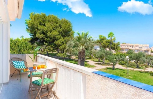 Gran Alacant Apartamento | Great Top Apartment: Sea views, terrace and pool