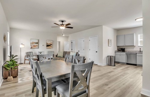 Greer Casa | Greer Charm: Pet-Friendly 2BR with Fire Pit