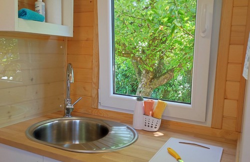 Mayrhof Apartamento | Casa de huéspedes "Mobile Tinyhouse 2 By Wolfsberger" con vistas a la montaña, jardín y Wi-Fi
