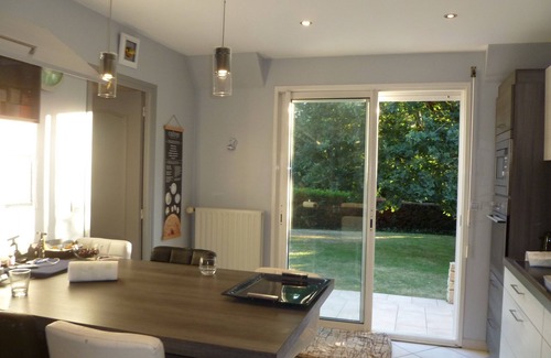 Plougoumelen Casa | Golfo de Morbihan, hermosa casa luminosa con piscina. Campo, río, océano