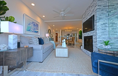 Avalon Condominio | Impresionante villa frente al mar, 2 chimeneas, WIFI, King