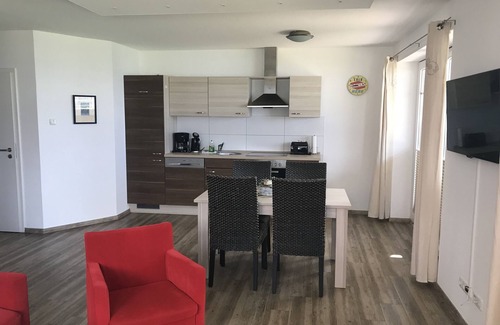 Lauterbach Apartamento | Hafenhotel Ferienappartement en el puerto de Lauterbach, isla de Rügen