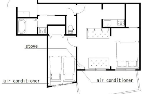 Nishi Apartamento | Hassamu 3 Jo 1-11-1 Corole Kotoni - Vacation STAY 11465