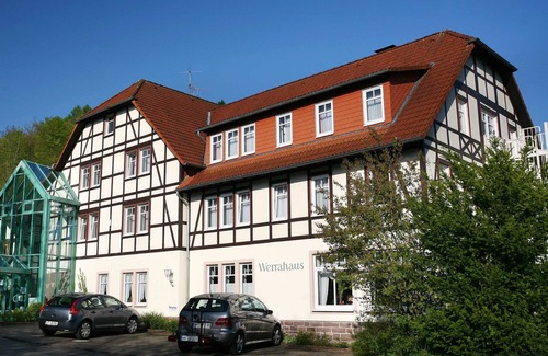 Hannoversch Munden Casa | Haupthaus Doppelzimmer mit Balkon - Flux - Biohotel im Werratal
