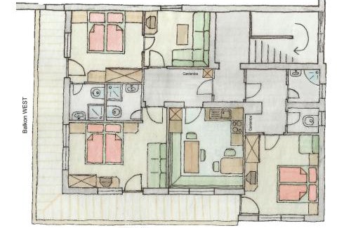 Vorderlanersbach Apartamento | Haus Panorama