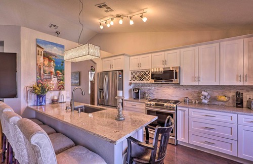 Townsite Casa | Henderson Home w/ Pool + Mountain, Strip Views!
