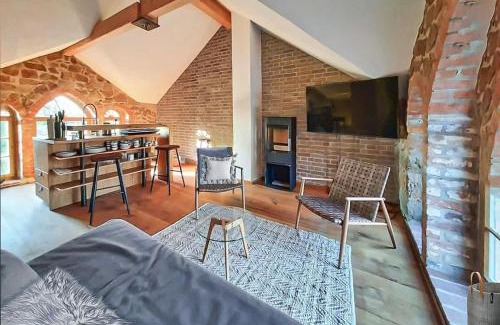 Buhlau Apartamento | HexenburgbeiDresden Architektenwohnung mit Privatsauna, Whirlwanne, Kaminofen und noch viel mehr