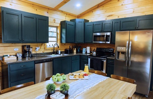 Dahlonega Cabina | Hideout Haven- SPA*Firepit*Game Room*Outdoor Cinema*Dog Friendly*Near Wineries!